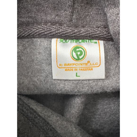 Outer Banks Gray Sweatshirt w/ neckline drawstring, front pockets, hood -Size: L - Picture 5 of 5